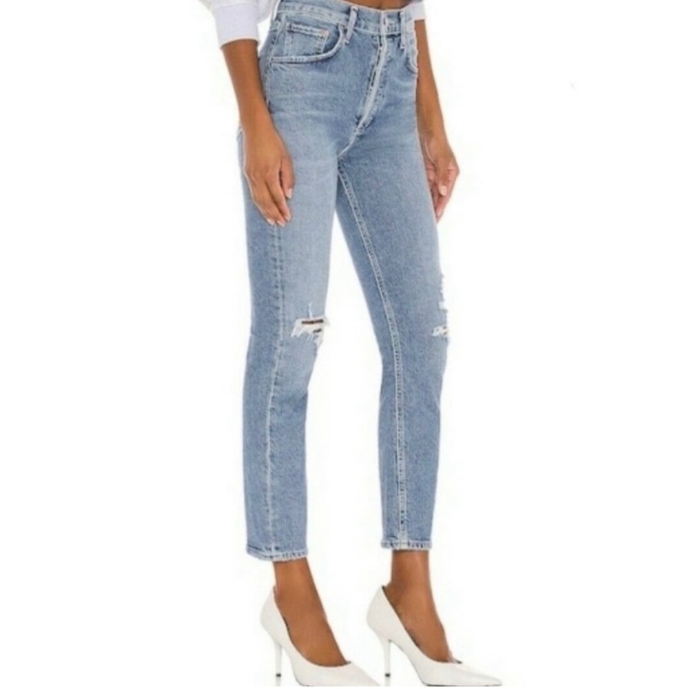AGOLDE Riley distressed jeans - Picture 3 of 6